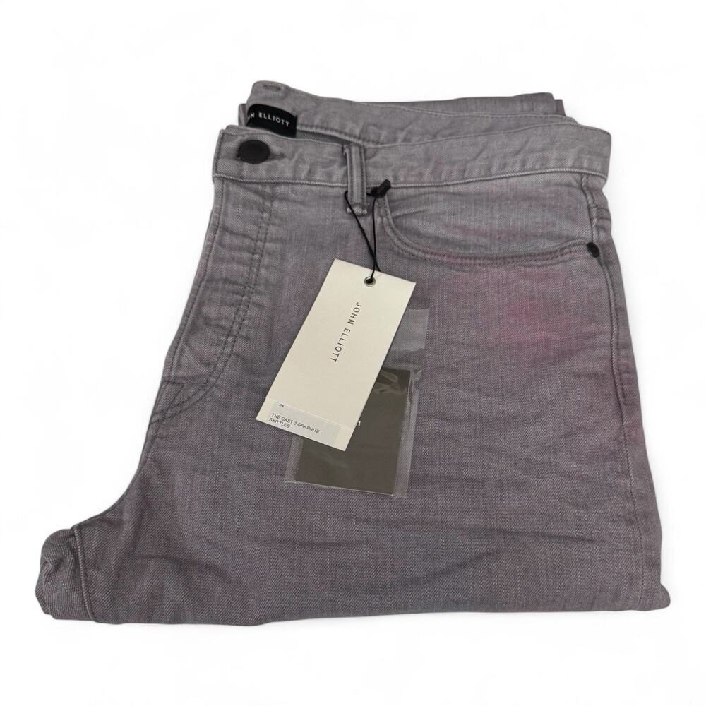 John Elliott The Cast 2 Skittles Jeans Graphite Skittles Size 34